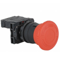 22mm XB2-545 Emergency stop button switch NO+NC 10A/415V red mushroom head emergency stop button switch. 