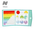 Nebula Magnetic Fraction Tiles Circles Colorful Magnetic Fraction Tiles Book for Math Learning Fun Educational Toy for Elementary School Kids Decimal Percentage Fraction Circles Fraction Circles Teaching Aid. 
