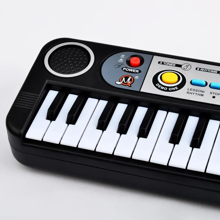 37%20Key%20Small%20Electronic%20Keyboard%20Piano%20Musical%20Toy%20Mic%20Records%20for%20Children%203737%20-%20Black%20-%20Image%208