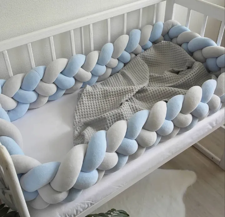 Braided%20Bumper%204%20strands%204%20sided%20baby%20cot%20bumper%20-%20Image%204