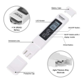 2X TDS EC Meter Digital Water Quality Tester 0-9999 PPM Measurement Range Water Purity Temperature Meter Tester. 