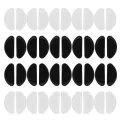 5 Pairs Pack Eyeglass Nose Pads / Anti-Slip Comfort Glasses Retainers / Self Adhesive Soft Silicone Nose Pads. 