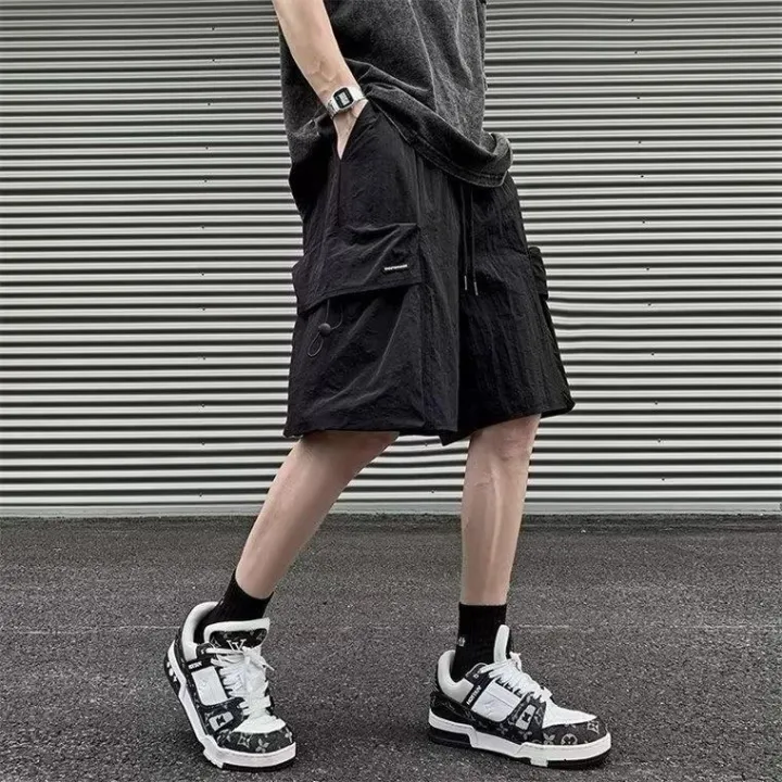 Summer%20Thin%20and%20All-Matching%20Workwear%20Shorts%20Men's%20Loose%20Shorts%20American%20Fashion%20Casual%20Quick-Drying%20Fifth%20Pants%20Men%20-%20Image%204