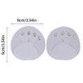 1 Pair Five  Forefoot Pads For Women  Half Insoles Invisible Socks Anti-pain Anti-skid Toe Pad Inserts. 