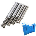 Straight Shank 4 Flute End Mill Cutter CNC Drill Bit Tools 4/6/8/10/12mm 5 Pcs. 
