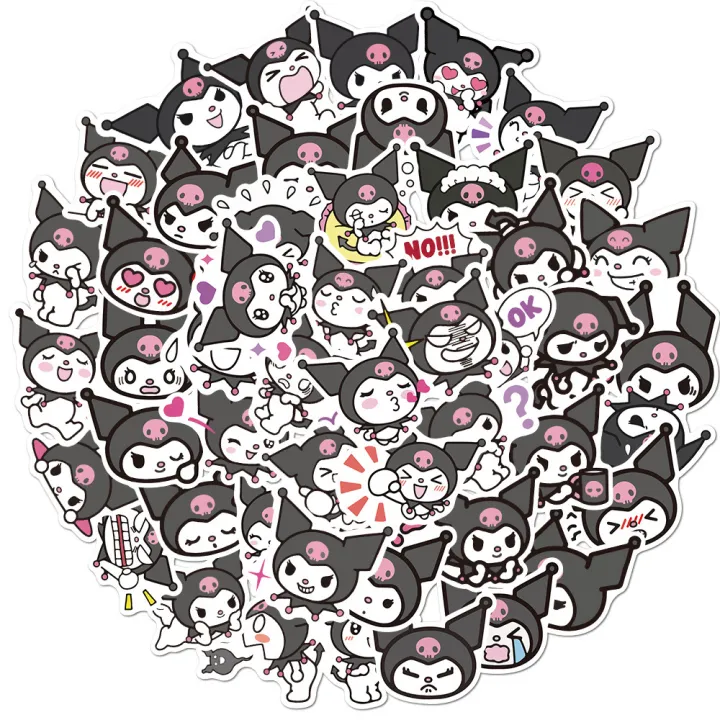 40pcs%20Kuromi%20Hello%20Kitty%20Cartoon%20Animated%20Stickers%20for%20Laptop%20Scrapbook%20Journal%20Kids%20Girls%20Boys%20Stickers%20-%20Image%202