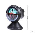 Car Compass Inclinometer Angle Vehicle Declinometer Gradient Auto Slope Meter Level High-Precision Gauge Accessory. 