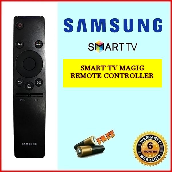 Samsung Magic LED Smart Tv Remote Controller & Free Batteries