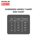 ROGUE Legends – Roar Behind Oversized Unisex T-Shirt (White). 