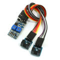 【GlobalTrendz】2-Channel Slotted Optical Switch Speed Detect Velocity Sensor Module. 