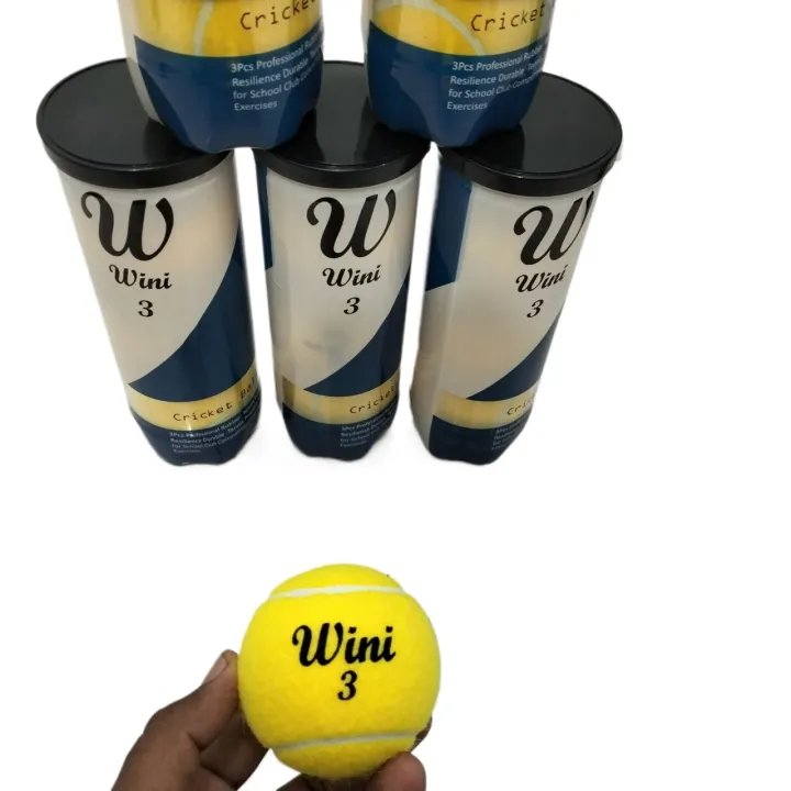 Wini%20Cricket%20Ball%201%20Ball%20/%201%20Tin%203%20Ball%20Yellow%20Colour%20Indoor%20Outdoor%20Wini3%20%20Ball%20Sanabil%20Sanaabil%20Sports%20-%20Image%203