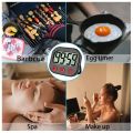 Kitchen Timer, Digital Visual Timer Magnetic Clock Stopwatch Countdown Timer, Large LCD Screen Display for Cooking. 