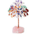 Crystal Tree Stone Base Natural Crystals Money Tree Copper Wire Amethyst Tree of Life Crystals Attract Lucky Tree for Positive Energy Gemstone Decor Spiritual Gift Meditation. 