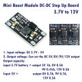 Mini DC-DC Boost Step Up 12V Converter 3.7V 5V 9V to 12V Voltage Regulator PCB Board Module can set 5V/ 8V/ 9V/ 12V. 