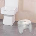 Acrylic Bathroom Stool Shoe Changing Stool Multifunctional Stable Portable Non for. 