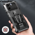 For Redmi 13C case Shockproof Armor Stand Holder with Metal Clip Mountaineering For Xiaomi Redmi 13C Back cover Phone cases. 