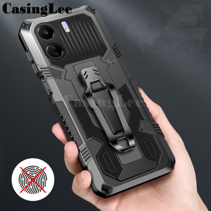 For Redmi 13C case Shockproof Armor Stand Holder with Metal Clip Mountaineering For Xiaomi Redmi 13C Back cover Phone cases