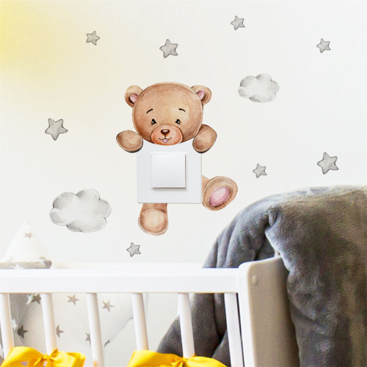 Cute%20Giraffe%20Bear%20Elephant%20Star%20Switch%20Sticker%20Kid%20Baby%20Bedroom%20Decoration%20Self-adhesive%20Home%20Decor%20Wallpaper%20Child%20Wall%20Decals%20-%20Image%203