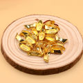 10pcs Ingot Gold Chinese Yuan Bao Wealth Golden Statue Ingots Decor Ornament Mystic. 