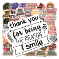20/40/60 pcs of Motivational Quotes Sentences Phrases Stickers Fridge Laptop. 