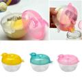 Baby Milk Powder Dispenser 3 Section Food Container Storage For Outdoor 1 Pc Portable - baby milk powder container - Storage Feeding Box Newborn Baby Milk Powder Formul Dispenser Kids PP Food Container Kids Ecological Tableware Travel  3 in 1 Bottles. 