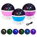 Star Master Rotating Projection Lamp USB LED Night Light Sky Moon Star Projector Dream Color Light. 