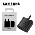 Samsung 25w Mobile Super Fast Charger 3 Pin Free type-c to type-c A05s A05 F34 M34 F54 A24 F14 M54 A54 A34 M14 A14 F04 M04 A04E A04S A04 M13 A53 A33 M33 M21 Supporting Adapter. 