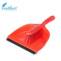 PLASTIC DUSTPAN WITH BRUSH - FEATHER BRAND. 