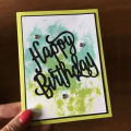 Happy Birthday Frame Cutting Die Scrapbooking Photo Album Embossing DIY Tool. 