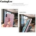 For Honor X6A case Shiny Ring Glitter Soft Transparent Holder Stand Back Cover with ring Stars Moon Girls Cover For Honor X6A Back Cover Phone Cases. 