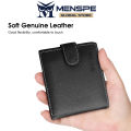MENSPE Men Wallet Soft Leather Wallet Business Wallets High Quality Genuine Leather Coin Bag Zipper Multi-Card Position ID Credit Cards Holders Solid Color Travel Purses Coin Pouch. 