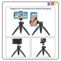 Portable Mini Tripod Stand with 360 Rotation BallHead Vlog Phone Tripod Selfie Stick for iPhone Huawei P30 Pro GoPro Hero 7/6/5. 