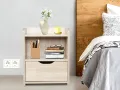 VTEC FURNITURE Modern One Drawer Bedside Cupboard. 