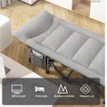 Portable Folding Camping Cot Portable Folding Camping Bed Comfortable for Outdoor Pool. 