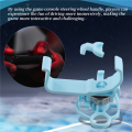Mini Steering Wheel Controller Gamepad Racing Steering Wheel for Racing Games, Simulation Games Blue. 