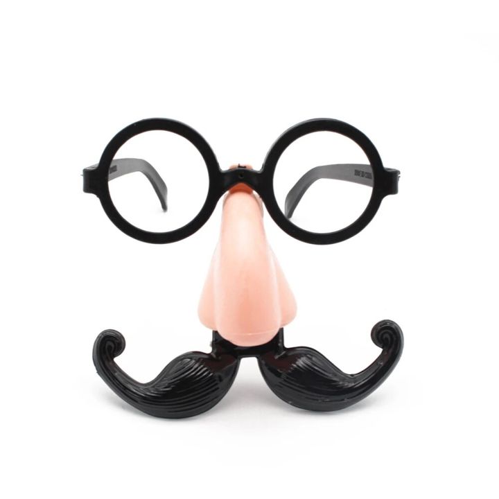 Nose%20Mustache%20Clown%20Fancy%20Dress%20up%20Costume%20Props%20Fun%20Party%20Favor%20Glasses%20Mask%20-%20Image%205