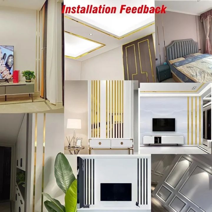 wall%20stickers%201%20Roll%20Gold%20Wall%20Sticker%20Stainless%20Steel%20Flat%20Decorative%20Lines%20Titanium%20Wall%20Ceiling%20Edge%20Strip%20Mirror%20Living%20Room%20Decoration%20-%20Image%206