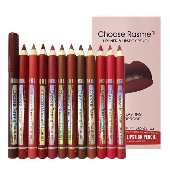 12pc%20Matte%20Lip%20Liners%20Set,%2012%20Assorted%20Colors,%20Gift%20Set,%20Long-Lasting%20Non-Smudging,%20Easy%20Glide%20Lip%20Pencil%20Kit%20For%20Lip%20Contouri%20-%20Image%202