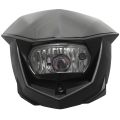 Fasdga 12V Universal Motorcycle Dirt Bike Halo Headlight head light lamp Dirt Bike Headlight Enduro for Crf Xr Wrf Yzf Drz Klx Ym-004. 