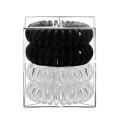 4 Pcs/Box Telephone Wire Elastic Hair Rubber Bands Transparent Spiral Hair Ties Rings Gum for Women Girls Hair Accessories. 