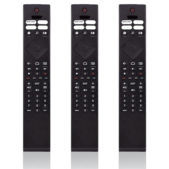ARELENE 3X Replacement Remote Control for Philips Ambilight 4K Ultra HDR OLED Android Smart TV 398GR10BEPHN0041BC BRC0984501/01