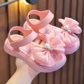 Girls' Sandals New Fashion Summer Middle and Big Children Girls Non-Slip Princess Shoes Little Girls Soft Bottom Beach Shoes. 