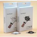 【white in 1 Type-c/Lightning/Micro USB/USB 2.0 Memory Card Reader for Android Ipad/iphone 7 OTG reader Support FAT32 exFAT. 