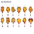 2024 Year of Dragon Lantern Chinese New Year Dragon Lantern Handmade Led Lamp for Festive Home Decoration Festival Lantern Diy Kit. 
