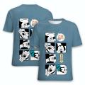 Disney T-shirt Mickey Minnie Mouse cartoon 3D printed clothing Men's and women's oversized T-shirt Children's T-shirt top. 