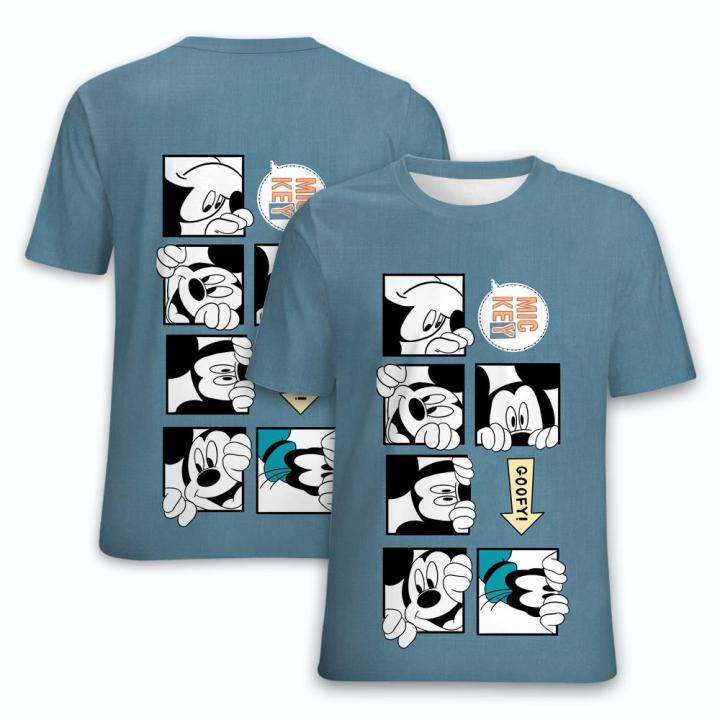 Disney%20T-shirt%20Mickey%20Minnie%20Mouse%20cartoon%203D%20printed%20clothing%20Men's%20and%20women's%20oversized%20T-shirt%20Children's%20T-shirt%20top%20-%20Image%206