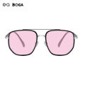OQ BOGA 20 Styles Unisex Anti UV Photochromic Sunglasses Anti Blue Light Radiation Metal Irregular Frame Computer Glasses. 