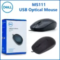 Dell USB Optical Black Wired / Cable USB Optical Mouse MS111. 