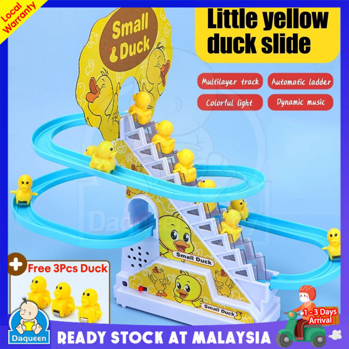 [Ready Stock] Duck Climbing Stairs Track Toy Children's Electronic ...