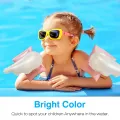 PVC Children Swim Buoyancy Sleeve with Inflator Cartoon Air Inflatable Arm Swim Ring Thicken Lightweight Pool Water Accessories. 